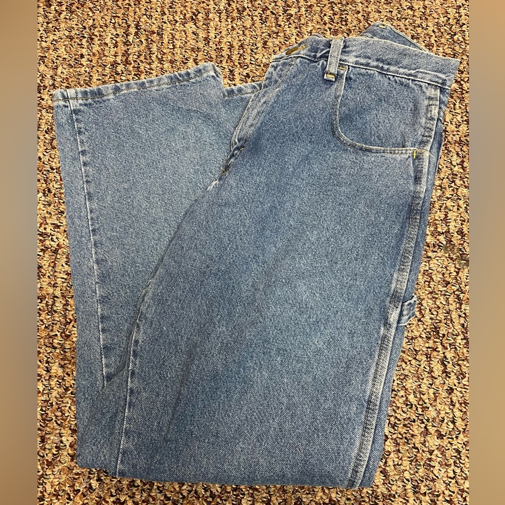 Red Kap Men’s Straight Leg Blue Jeans, Size 34x30 - Picture 2 of 5